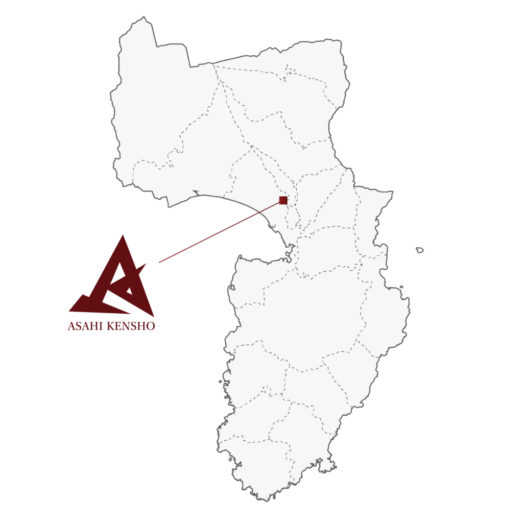 対応エリアを示す、静岡県東部のマップ